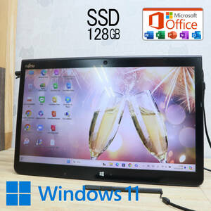 ★中古PC 高性能6世代i5！M.2 SSD128GB★Q736/P Core i5-6300U Webカメラ Win11 MS Office 中古品 ノートPC★P67348