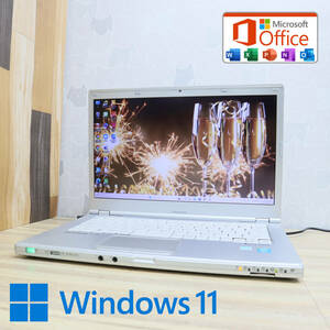 ★美品 高性能4世代i5！250GB★CF-LX3J Core i5-4310U Webカメラ Win11 MS Office 中古品 ノートPC★P65480