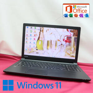 ★中古PC 高性能5世代i3！500GB★B35/R Core i3-5005U Win11 MS Office 中古品 ノートPC★P67411