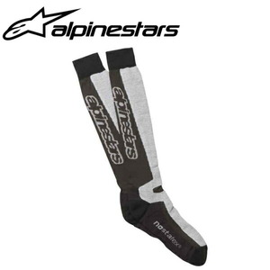 在庫あり アルパインスターズ ソックス 47034911 THERMAL TECH SOCKS BLACK(10) サイズ:S-M