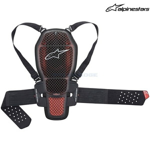  stock equipped Alpine Stars protector 6504520 NUCLEON KR-1 CELL PROTECTOR TRANSPARENT SMOKE RED BLACK(009) size :M