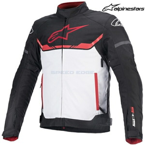 在庫あり アルパインスターズ ジャケット 3206022 T-SP S WATERPROOF JACKET ASIA BLACK WHITE BRIGHT RED(1304) サイズ:2XL