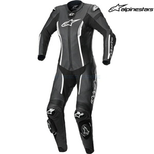  stock equipped Alpine Stars lady's 3180122 STELLA MISSILE v2 LEATHER SUIT BLACK WHITE(12) size :40