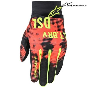 在庫あり アルパインスターズ グローブ 3567421-2 AS-DSL SHOTARO GLOVE BLACK TURQUOISE RED FLUO(1730) サイズ:XL