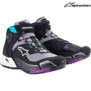 在庫あり アルパインスターズ シューズ 2611523 CR-X WOMEN’S DRYSTAR RIDING SHOE BLACK GRAY PLUM TEAL(1370) サイズ:6.5/24.0cm