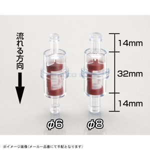 在庫あり KITACO キタコ 521-0000110 フュエルフィルター ホース内径φ6対応