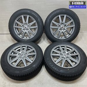 ノア ヴォクシー ワイド マツダ3 等 ザイン 6.5-16+53 5H114.3 ブリヂストン VRX2 205/60R16 16インチ スタッドレス 4本セット 009k