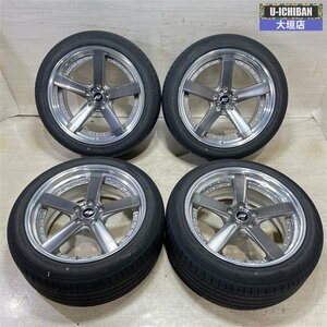 アルファード ヴェルファイア 等 WORK ワーク ジースト ST2 9-19+44 9-19+38 5H114.3 ダンロップ 245/45R19 19インチ 4本セット 002R