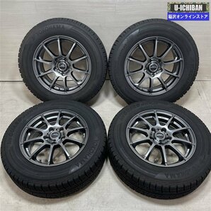 カローラクロス アルファード 等 シュナイダー 6.5-16+38 5H114.3 ヨコハマ IG50プラス 215/65R16 16インチ スタッドレス 4本セット 009kの画像1