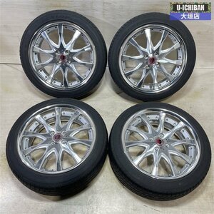 コンパクトカー 等 ワーク シュバート SC2 6.5-17+42 7-17+37 4H100 ダンロップ ルマンＶ 205/45R17 17インチ 4本セット 002R