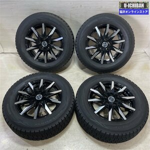 カローラクロス アルファード 等 スマック 6.5-16+38 5H114.3 ダンロップ WM01 215/65R16 16インチ スタッドレス 4本セット 009k