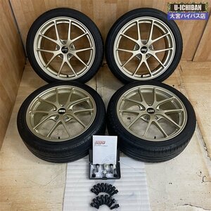 BBS RI-A RI-A020 18インチ 7.5J +48 5H 112 & BS S001 225/40R18 92Y 4本 ゴルフ8 ゴルフ7 ゴルフ7-R ゴルフ6-R ヴァリアント 等 #■004