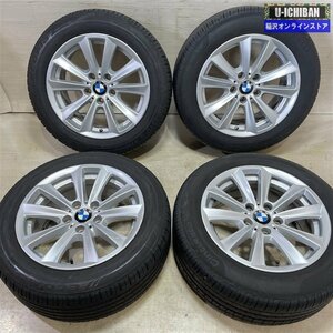 BMW F10 5シリーズ 等 BMW 純正 6 780 720 8-17+30 5H120 ブリヂストン/ピレリ 225/55R17 17インチ 4本セット 009k