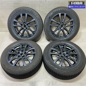 90系 ノア ヴォクシー RP6 ステップワゴン等 LEBEN 6.5-16+40 5H114.3 ブリヂストン VRX2 205/60R16 16インチ スタッドレス 4本セット 009k