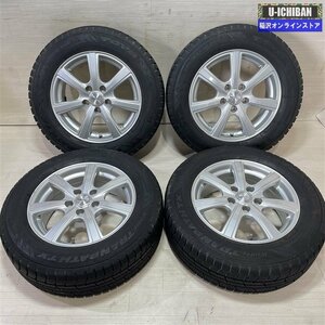 ヤリスクロス 等 PRD トヨタ車用 6.5-16+39 5H114.3 トーヨー トランパスTX 205/65R16 16インチ スタッドレス 4本セット 009k