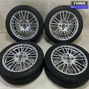 アクア スイフト 等 Designato 6.5-16+48 5H100 ファルケン ZE914 3本/ダンロップ EC204 1本 195/50R16 84V 16インチ 4本セット 009