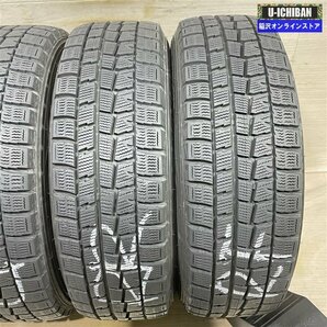 ｂB デミオ パッソ 等 アクセルフォー 5.5-14+42 4H100 ダンロップ WM01 175/65R14 14インチ スタッドレス 4本セット 009kの画像9