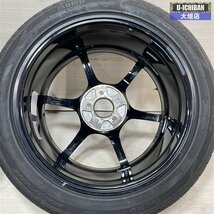 86 BRZ プリウス 等 アドバンRGⅢ 7.5-17+50 5H100 2022年製 MOMO OUTRUN 205/50R17 17インチ 4本セット 002R_画像7