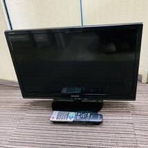 送料無料!!SHARP シャープ 24インチ液晶テレビ LC-24K20 初期化済み リモコン B-CAS 動作品 2015年製/024-02_画像2