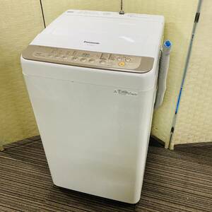 送料無料!!Panasonic パナソニック 7.0kg 全自動洗濯機 NA-F70PB10 動作品 2017年製/024-03