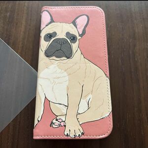 ＊訳あり iPhone15 ケース iPhoneケース 手帳型 ブルドッグ 犬 スマホケース プリントケース かわいい 犬