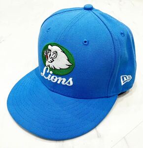 NEW ERA ニューエラ 西武 ライオンズ キャップ 帽子 7 5/8 60.6cm プロ野球 コレクション 刺繍 ロゴ スカイ ブルー 59FIFTY New Era 