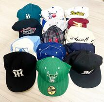 NEW ERA ニューエラ 59FIFTY MIZUNOミズノ プロ野球 球団公式 帽子 野球帽 ベースボール キャップ 14点 まとめ売り ヴィンテージ 現状_画像1