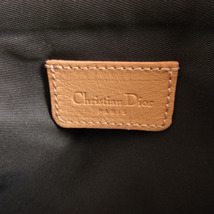 美品 クリスチャンディオール トロッター キャンバス ブラウン 茶 サドルポーチ ハンドバッグ 0001 Christian Dior_画像7