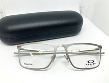 OAKLEY オークリー 正規品 メガネフレーム TIE BAR OX5138-0453 Satin chrome マットシルバー 新品 フルリム タイバー 度付き加工可_画像1