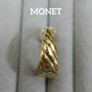 【匿名配送】 MONET モネ 片耳イヤリング ゴールド シンプル 2