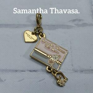 [ anonymity delivery ] Samantha Thavasa charm key holder Gold pink 2