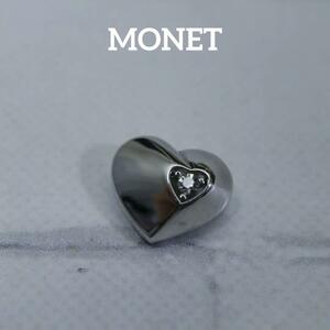 【匿名配送】 MONET モネ ペンダントトップ シルバー ハート