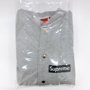 Supreme　シュプリーム　スウェット　ジャケット　グレー　アウター　XL