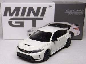 MINI GT★ホンダ シビック Type R 2023 チャンピオンシップホワイト MGT00530-L Honda Civic タイプR Championship White 1/64 TSM