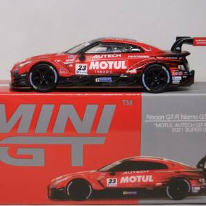 MINI GT★ニッサン GT-R NISMO GT500 SUPER GT 2021シリーズ #23 MOTUL AUTECH GT-R MGT00595-L Nissan スーパーGT ニスモ 1/64 TSM 日本の画像3