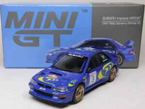 MINI GT★スバル インプレッサ WRC97 ラリー・サンレモ 1997 優勝車 #3 MGT00512-L 1/64 TSM SUBARU GC8 Impreza
