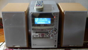 KENWOOD RXD-SL3MD CD/MDミニコンポ　カセットテープドライブ修理済み