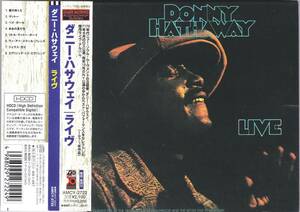 ☆DONNY HATHAWAY(ダニー・ハサウェイ)/LIVE◆72年発表の歴史的ライヴ盤の大名盤◇レアな初の限定紙ジャケ化＆高音質のHDCD仕様＆帯付き★