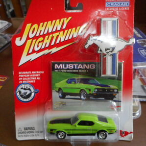 ★★1/64 ジョニーライトニング フォード マスタング マッハ1 1971 Johnny Lightning Ford Mustang Mach1 Green 40th★★の画像1