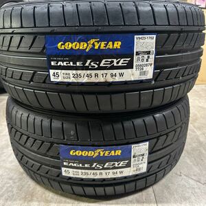 グッドイヤー GOOD YEAR 235/45R17 94W 新品 未使用 製造2019/25週 ２本セット　3月限定値下中ですよ！