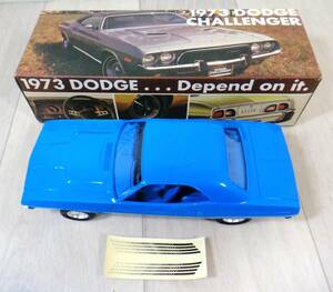 Y2515 MPC ミニカー 全長約20㎝ 箱付 1973 DODGE ダッジ チャレンジャー ペティ ブルー