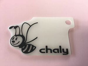 シャリー　chaly ナンバー　自賠責　プレート　4mini 蜂