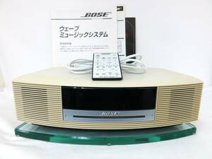 BOSE　ボーズ　【Wave Music System】　ウェーブミュージックシステム　ジャンク　音飛び　ガラス台座・リモコン・説明書あり