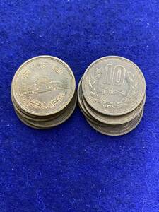 古銭　１０円硬貨　昭和６１年銘　１０枚