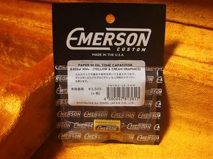 Emerson Custom Paper In Oil Tone Capacitor 0.022uf / 300V コンデンサー 0.022μf