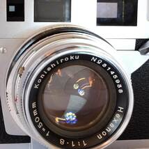  コニカ３A KonicaⅢA　Konishiroku Hexanon 1:1.8 f=50ｍm　_画像8