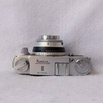 『メンテナンスしました』 コニカ３ KonicaⅢ　Konishiroku Hexanon 1:2 f=48ｍm　完動品です。_画像5