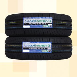 165/55R15 75V TOYO トーヨー ナノエナジー NANOENERGY3 24年製 正規品 送料無料 2本セット税込 \14,500 より 1