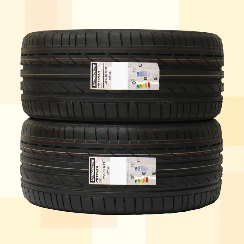 255/35R19 96Y XL * RFT(BMW承認 ランフラット)BRIDGESTONE POTENZA S001 23年製 送料無料 2本税込 \91,000 より 1