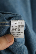 Kenneth Field CHAMBRAY WORK SHIRTS ケネスフィールド/シャンブレーシャツ/S_画像5